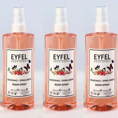 EYFEL Lufterfrischer Raumspray Konvolut (3 x 400 ml) Frühling Garten