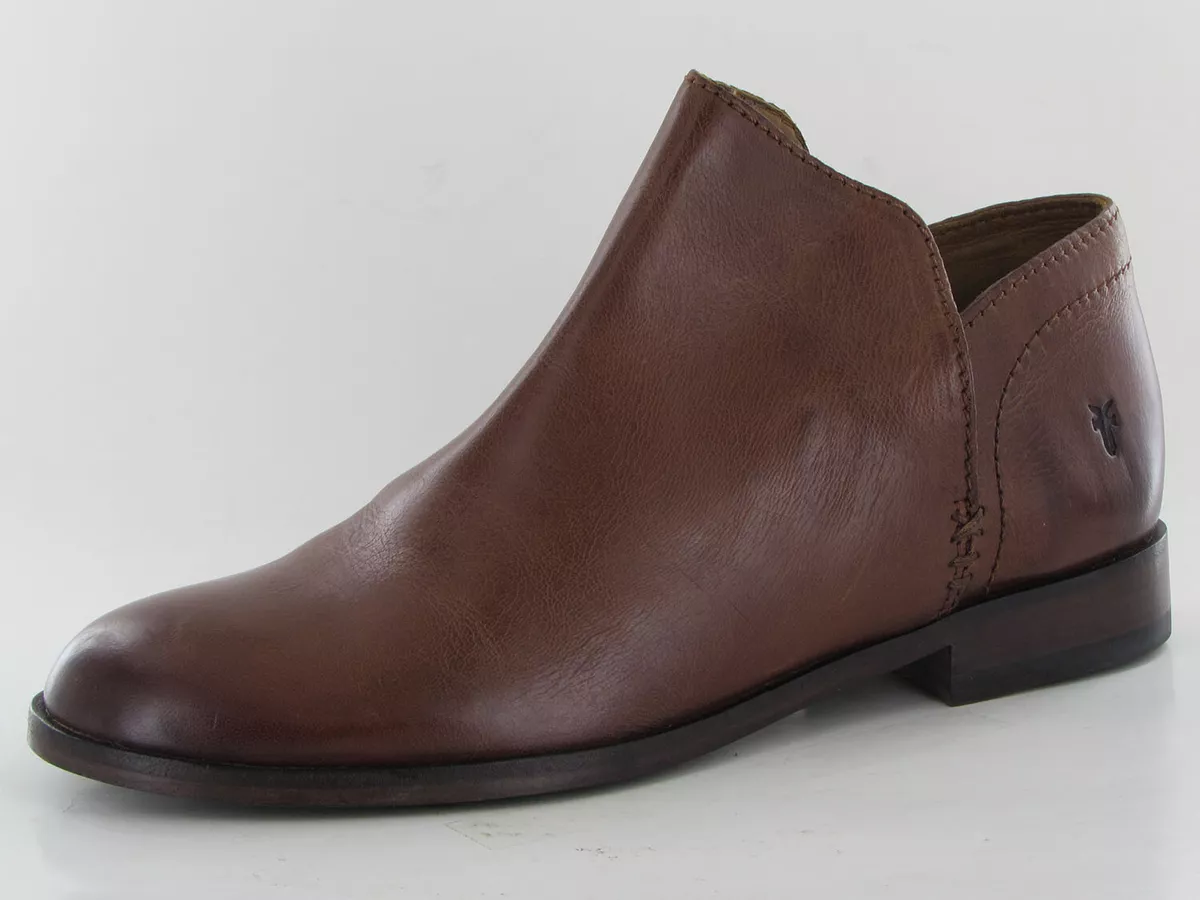 228 Frye Womens Elyssa Shootie Ankle Boot Shoes Cognac US 7.5
