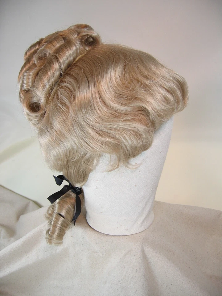 Colonial 1776 Wig Grouping of 24 asstd. m & F, colors new Lacey wigs w/ tags - Image 2 of 4