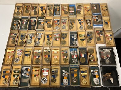 Lot of 78 + 1960s Shooting Medals - Many Different Events / Competitions