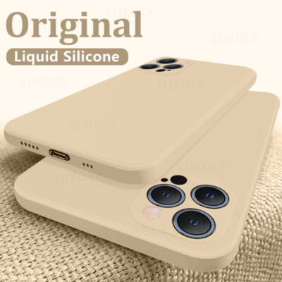 Schutz Hülle Passend Für iPhone 16 15 14 13 12 11 Pro Max XR Xs 8 Silikon Cover