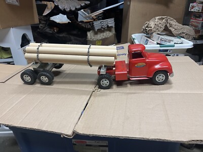 Vintage 1955 Tonka Logger log truck 575-5 in catalog replacement load