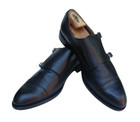Hockerty Black Leather Double Monk Strap Men’s Dress Shoe SZ 48 US 15 — photo 3