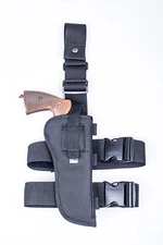 Colt Python 6" | Nylon Tactical Drop Leg Holster w/ Bullet Loops. MADE IN USA