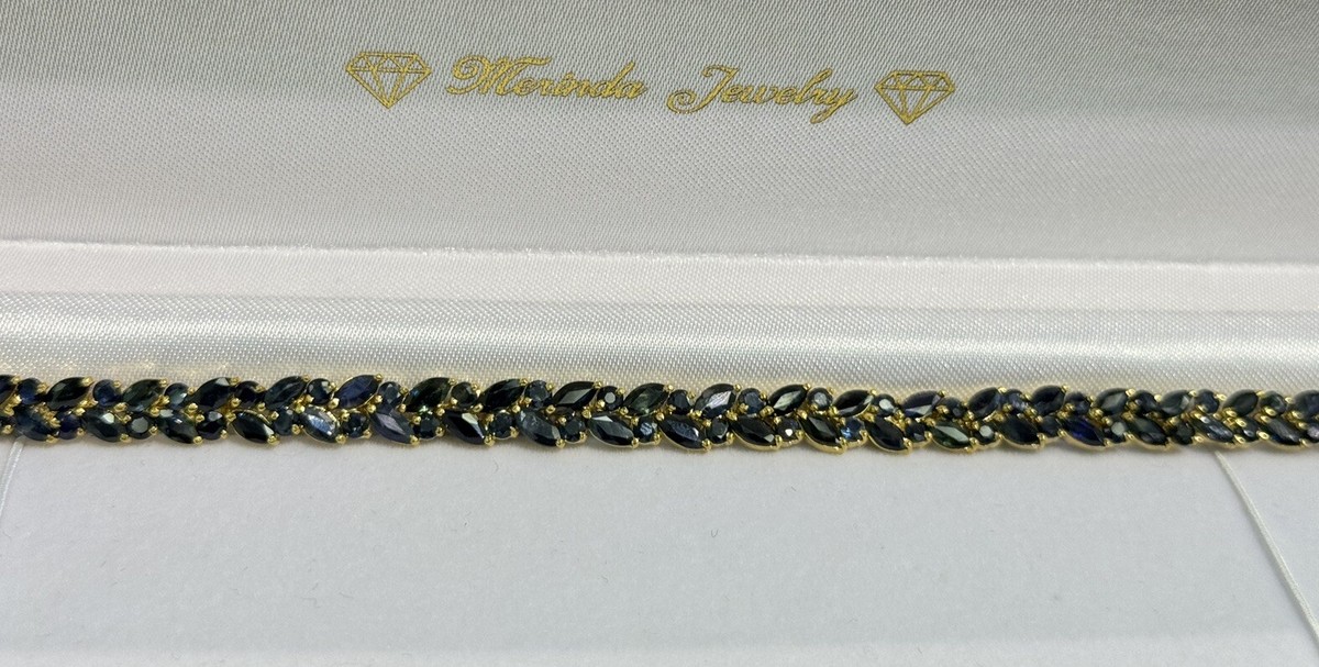 【HYERES LOR】22SS★ Essence 14K mele cluster bracelet 12k Solid Yellow Gold Leaf Cluster Bracelet, Natural Heated