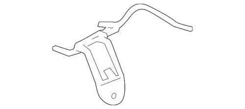 Bandeja de batería genuina GM 2008-2012 Chevrolet Pontiac Saturn Aura soporte 25820740 Foto 3 de 4