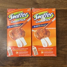Swiffer CarpetFlick 60Ct Refill Cleaning Cartridges Discontinued Replacement