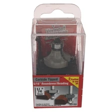 Vermont American 23134  Carbide Tipped 3/8" Roundover / Beading Router Bit