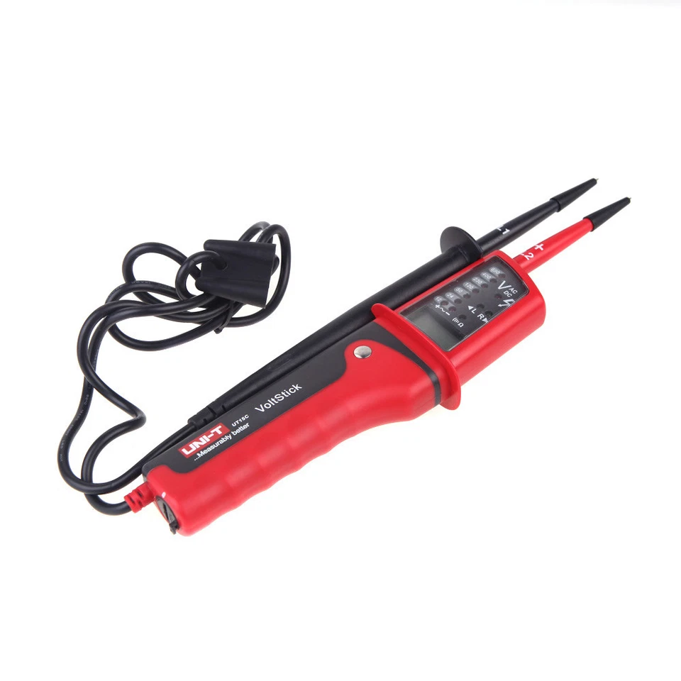 Probador de voltaje UNI-T UT15C Pantalla LED LCD Prueba de continuidad de voltaje AC/DC 12-690V Foto 4 de 4