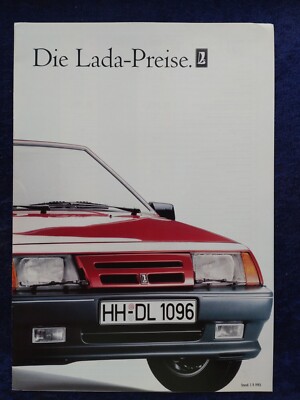 Lada Samara Forma Nova Niva Price List 9.1993