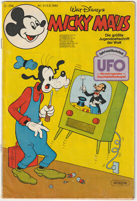   MICKY MAUS #31/1982 ohne Beilage, Ehapa COMIC-HEFT Z2 *Walt Disney *Klassiker