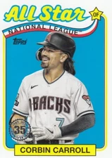 CORBIN CARROLL TOPPS 1989 35TH ANNIVERSARY ALL-STAR DIAMONDBACKS #26 2024 S2