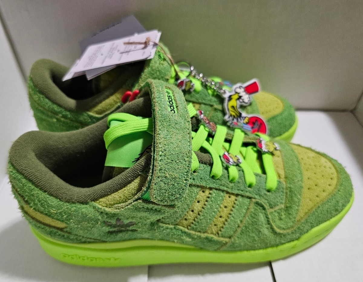 Adidas Forum Low The Grinch Size 6 Men 2022 Stole Christmas