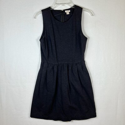 J.Crew Womens Sleeveless A-Line Mini Dress Sz Small Blue Fit And Flare  -Pockets! | eBay