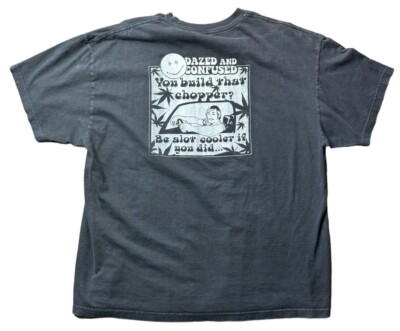 Vintage Tire Slayer Dazed And Confused Chopper Shirt Black XL Rare