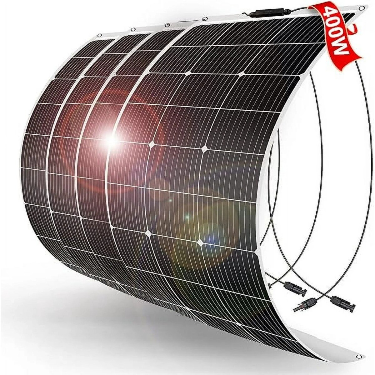 400W 18V Flexible Solar Panel for Car Boat RV Marine Camping Battery Charger