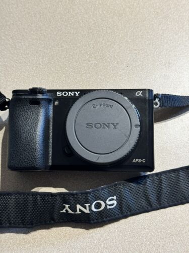 Sony Alpha A6000 24.3MP Digital Camera - Black (Body Only) - Picture 1 of 4