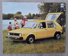 Volkswagen Rabbit Mk 1 Brochure / Leaflet 1975 - Golf 1600