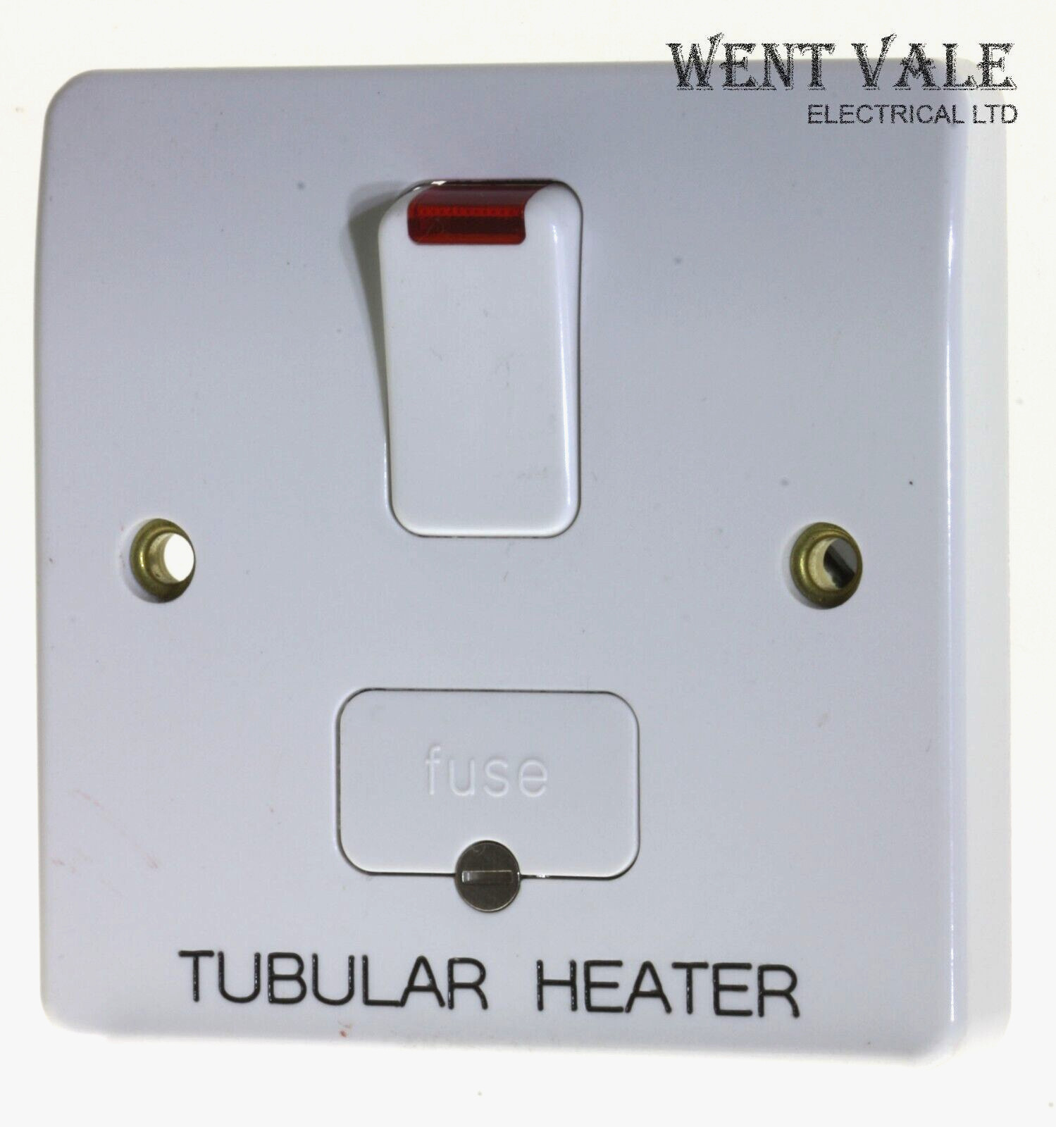 MK Logic Plus - K370 WHI TH - 13a Switched Spur Engraved Tubular Heater Unused