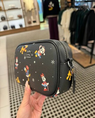 NWT Coach CN027 Disney Mini Jamie Camera Bag with Holiday