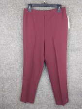 NEW Bend Over Levis Pull On Pants Women 18W Maroon High Rise Straight Leg NWT