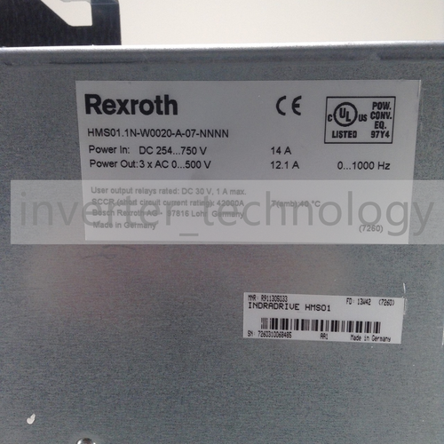 Nuevo Bosch Rexroth Servo Drive HMS01.1N-W0020-A-07-NNN R911295323 Envío Rápido DHL - Imagen 2 de 4