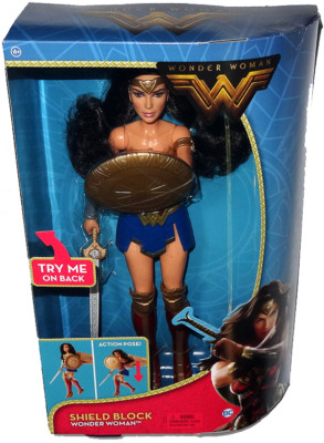 Shield Block Wonder Woman Movie Doll Action Figure MIB DC Comics Gal Gadot FDF39