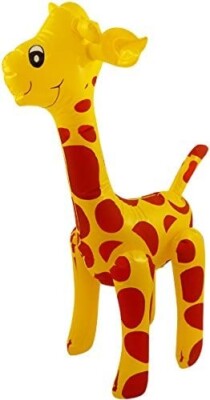 59cm INFLATABLE REUSABLE GIRAFFE BlowUp Animals Party Decoration