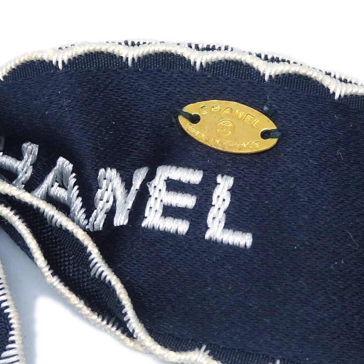 Chanel Bow Brooch Pin Black 152540 | eBay