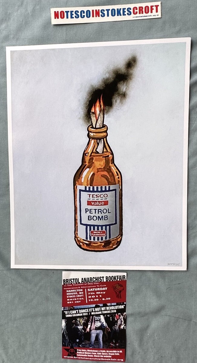 Banksy (1974) - Tesco Value Petrol Bomb Poster 2011