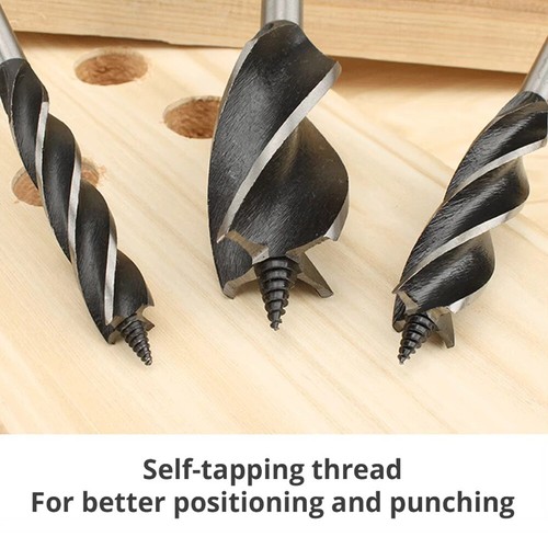 8Pcs High-Carbon Steel Fast Cut Wood Auger Wood Drill Bits Tools Set 10-32MM UK - Picture 7 of 16