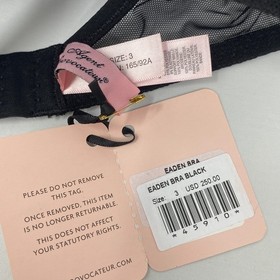 Agent Provocateur Eaden Black Set AP3 Medium NWT