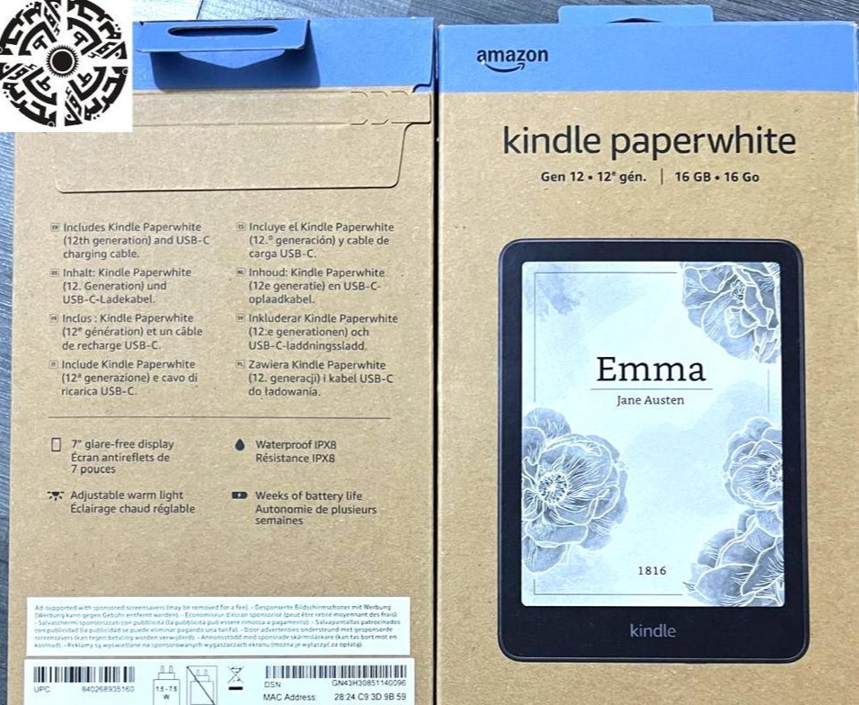 Amazon Kindle Paperwhite 16GB Newest Gen 7"BLACK WithAds 2025 UK Model