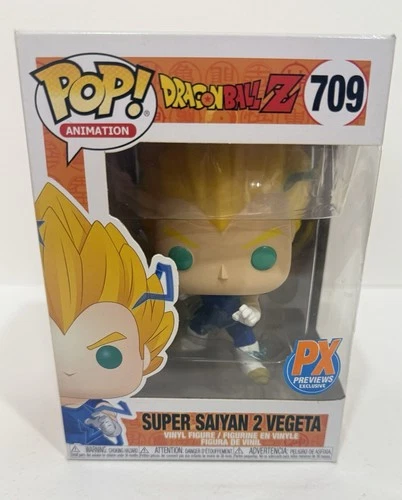 Funko Pop Vinyl Figure - Dragonball Z - PX Exclusive Super Saiyan 2 Vegeta # 709