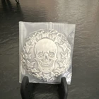 Hedgehog Mint 2024 2 oz .999 Fine Silver Skull Round Limited Edition 15/50