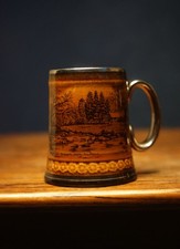 Vintage Ridgway Staffordshire Pottery Half Pint Tankard Mug 1930s