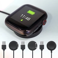 Smart Watch Magnetic Fast Charging Dock USB Cable Charger Cord Cradle Station