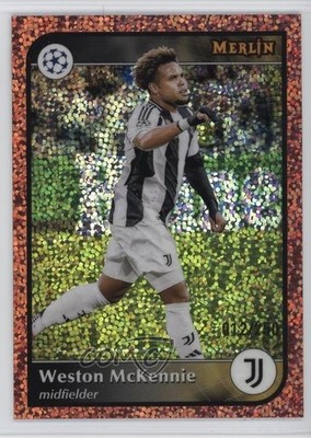 2024-25 Topps Merlin UEFA Club Competitions 12/250 Weston McKennie #175 1r05