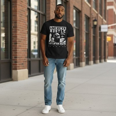 American Hustle Life After Death Tupac Biggie Eazy E Shirt X-Large