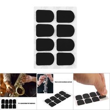 Mouthpiece Patch Pad Cushion For Soprano Alto Tenor Saxophone Clarinet Black