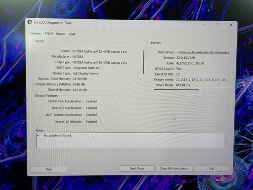 Predator Helios Neo 18, i9-14900HX, 32GB RAM, 1TB NVMe, RTX 4070, 165Hz - Picture 13 of 19