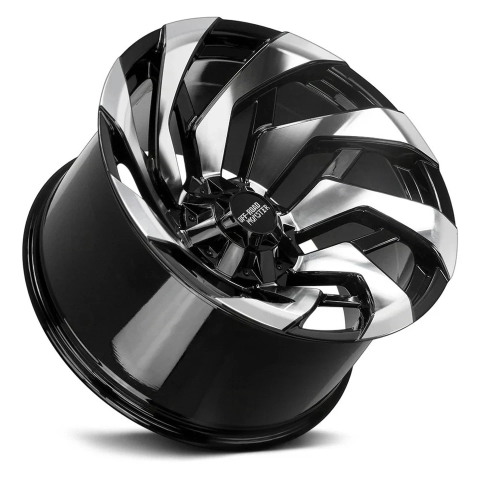 Off-Road Monster M24 Wheel 22x12 (-44, 5x127, 78.1) Black Single Rim - Image 2 of 2
