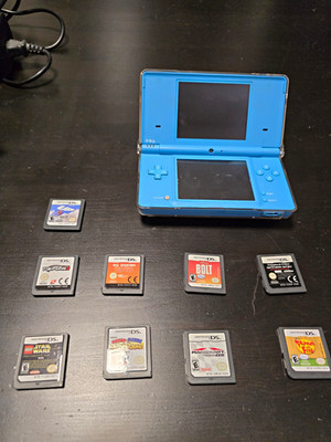 Nintendo DS Original hellblau Konsole + Spiele einzeln oder Paket