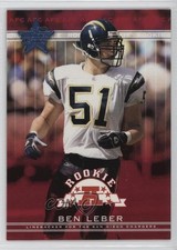 2002 Leaf Rookies & Stars Rookie Ben Leber #166 0t2