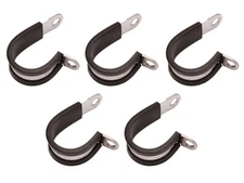 Stainless Steel Cushion Clamp Set x5 25mm x 15mm hose ring worm Resto Country