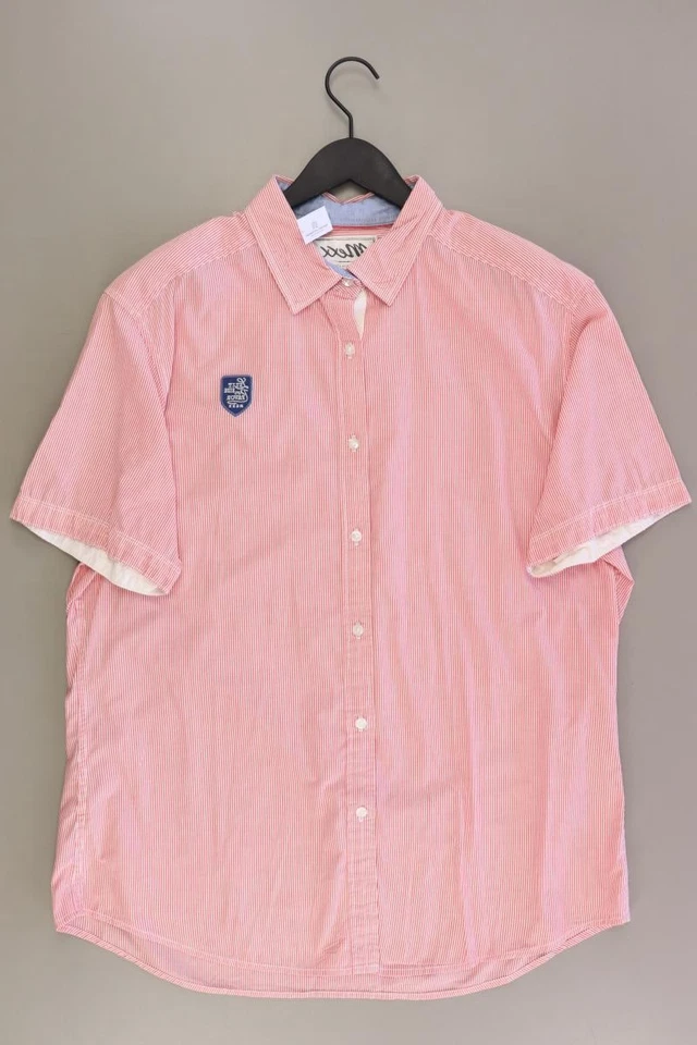 ✅ Mexx blusa para hombre talla 54, XL a rayas naranja algodón ✅ - Imagen 4 de 4