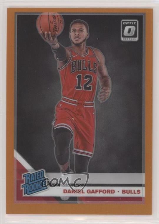 2019 Panini Donruss Optic Rated Rookie Orange Prizm /199 Daniel Gafford #153 1s6