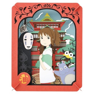 Spirited Away Paper Theater Ensky PT-050X Paper Craft Kit 10x8x4cm Studio Ghibli