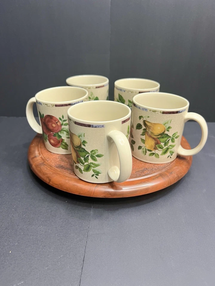 Juego de 5 tazas/tazas de café Sakura Sonoma Excell sin usar Foto 2 de 4