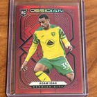 2021-22 PANINI OBSIDIAN ADAM IDAH- Red Flood ROOKIE #/10 NORWICH CITY- SSP